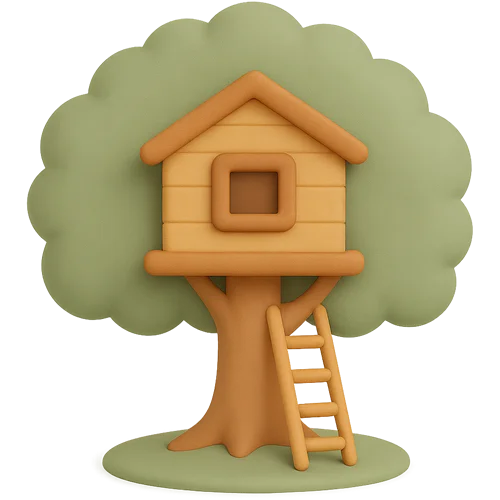 Isikupärastatud lasteraamat puumaja ehitamise seiklusest