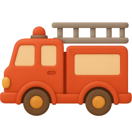 Isikupärastatud laste raamat: tulekahju kangelane sinu lapsega