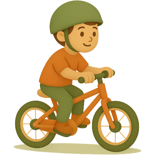 Isikupärane laste raamat "Jalgrattasõidu õppimine" täis rõõmu