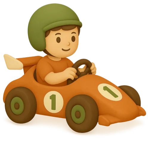 Isikupärane lasteraamat võidusõidust – sinu lapse seiklus